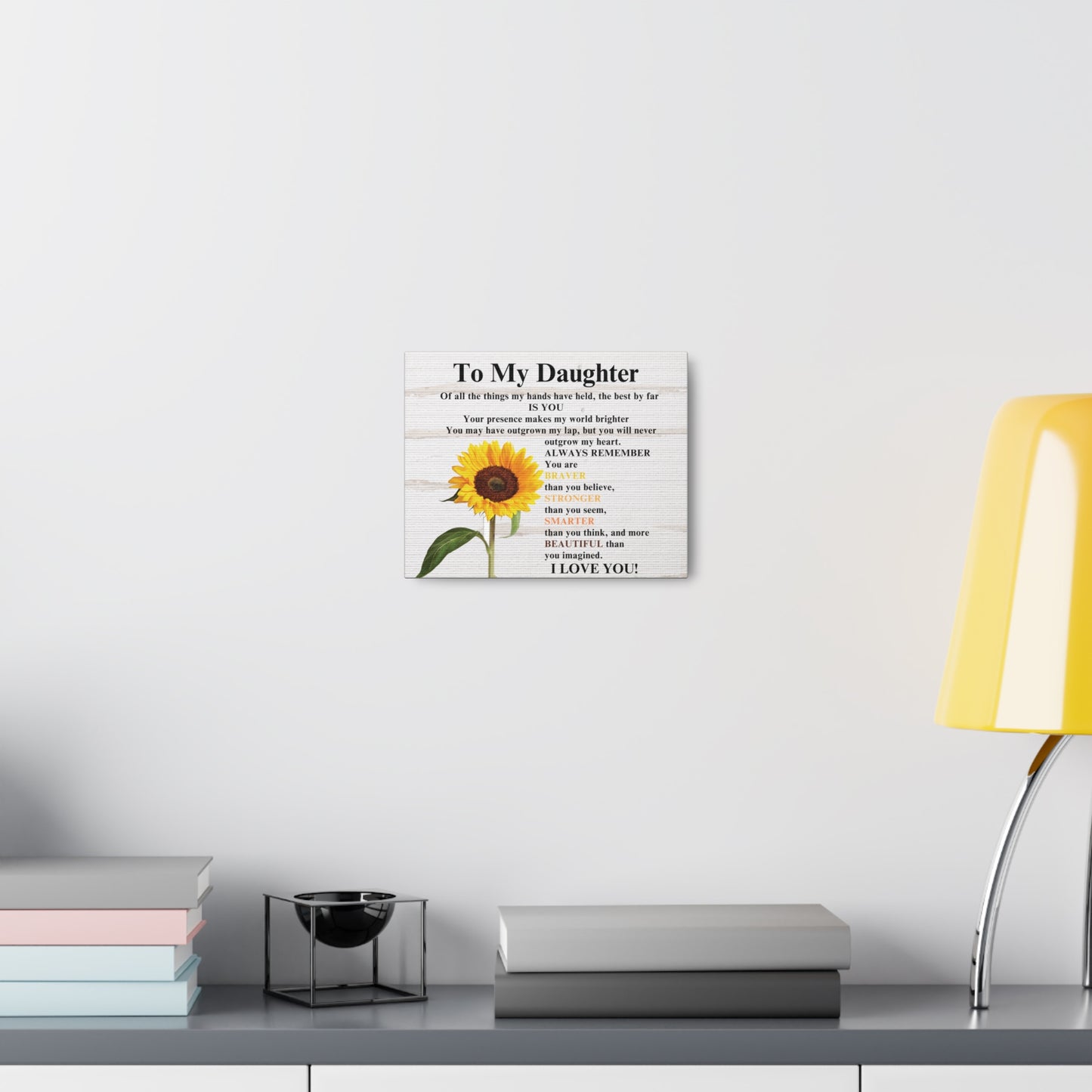 Daughter - Sunflower Canvas