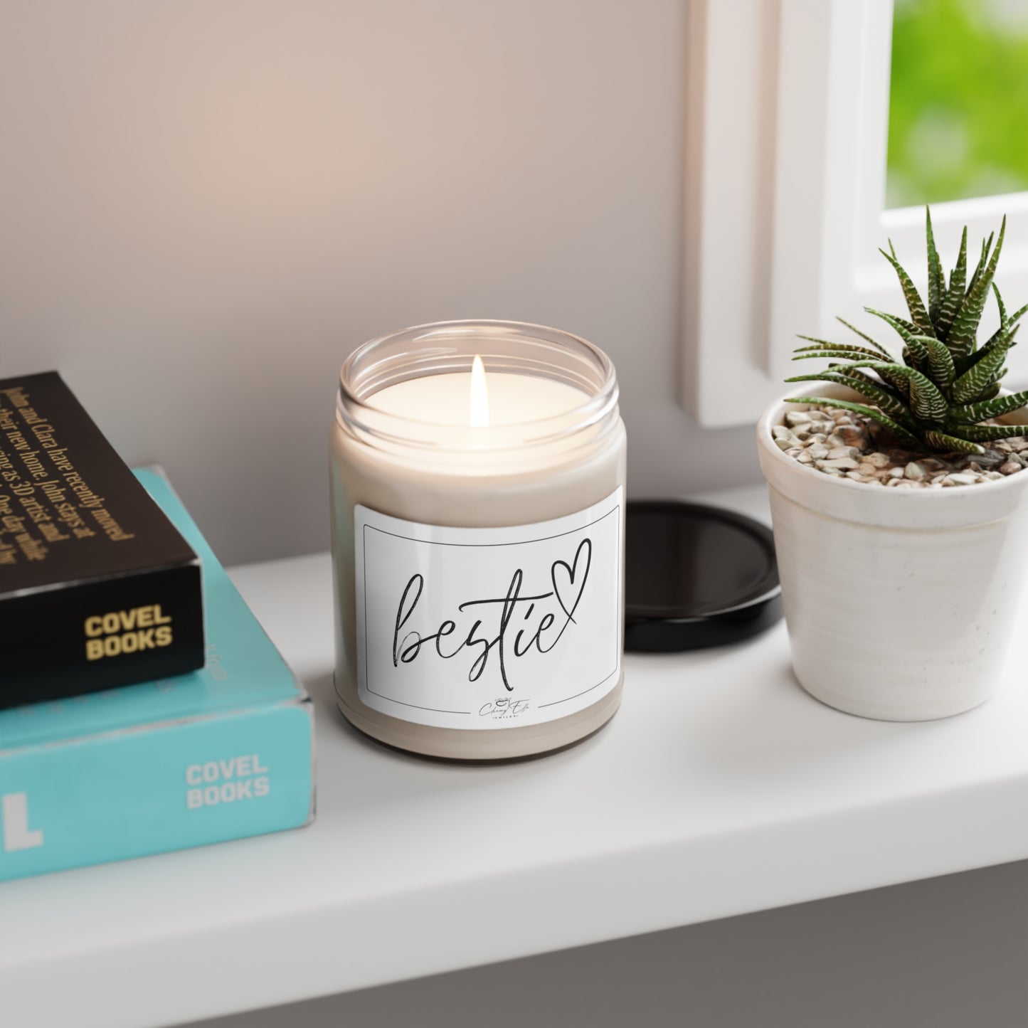 Bestie | Valentine's Day Gift | Galentine's Day | Girlfriends | Scented Soy Candle, 9oz |