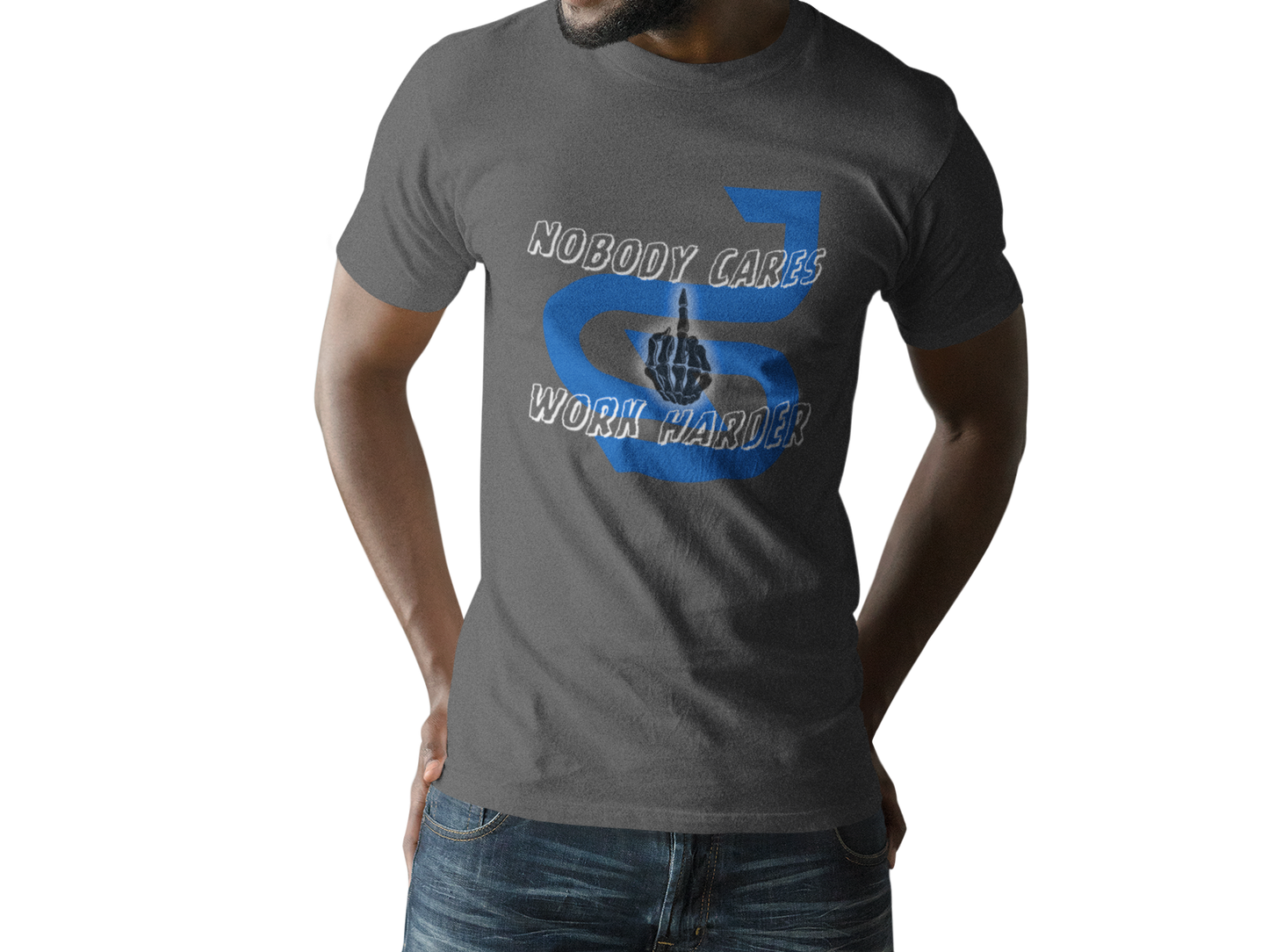Graphic Tee - Nobody Cares, Work Harder