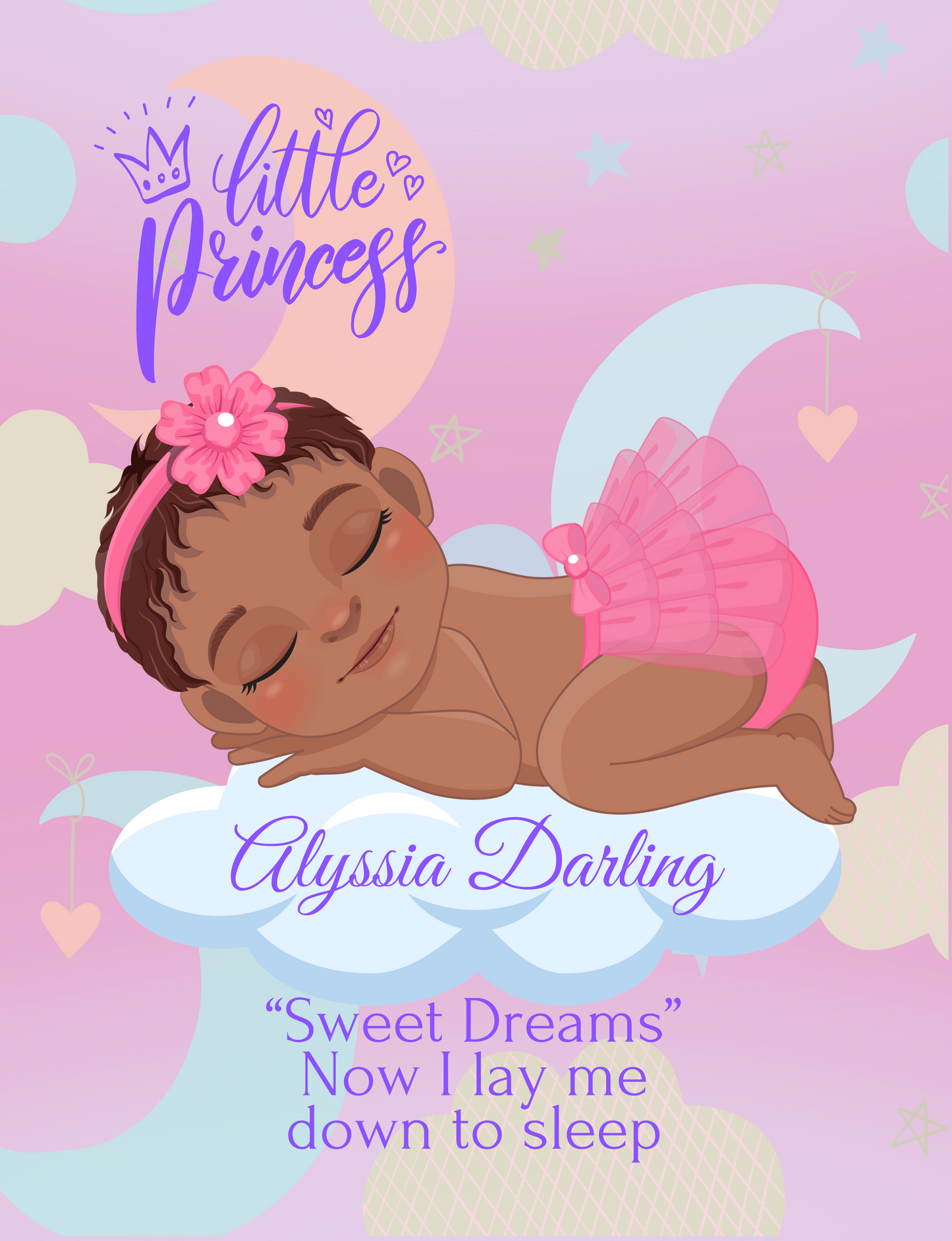 Little Princess Personalized Fleece Baby Blanket - 30"x40"