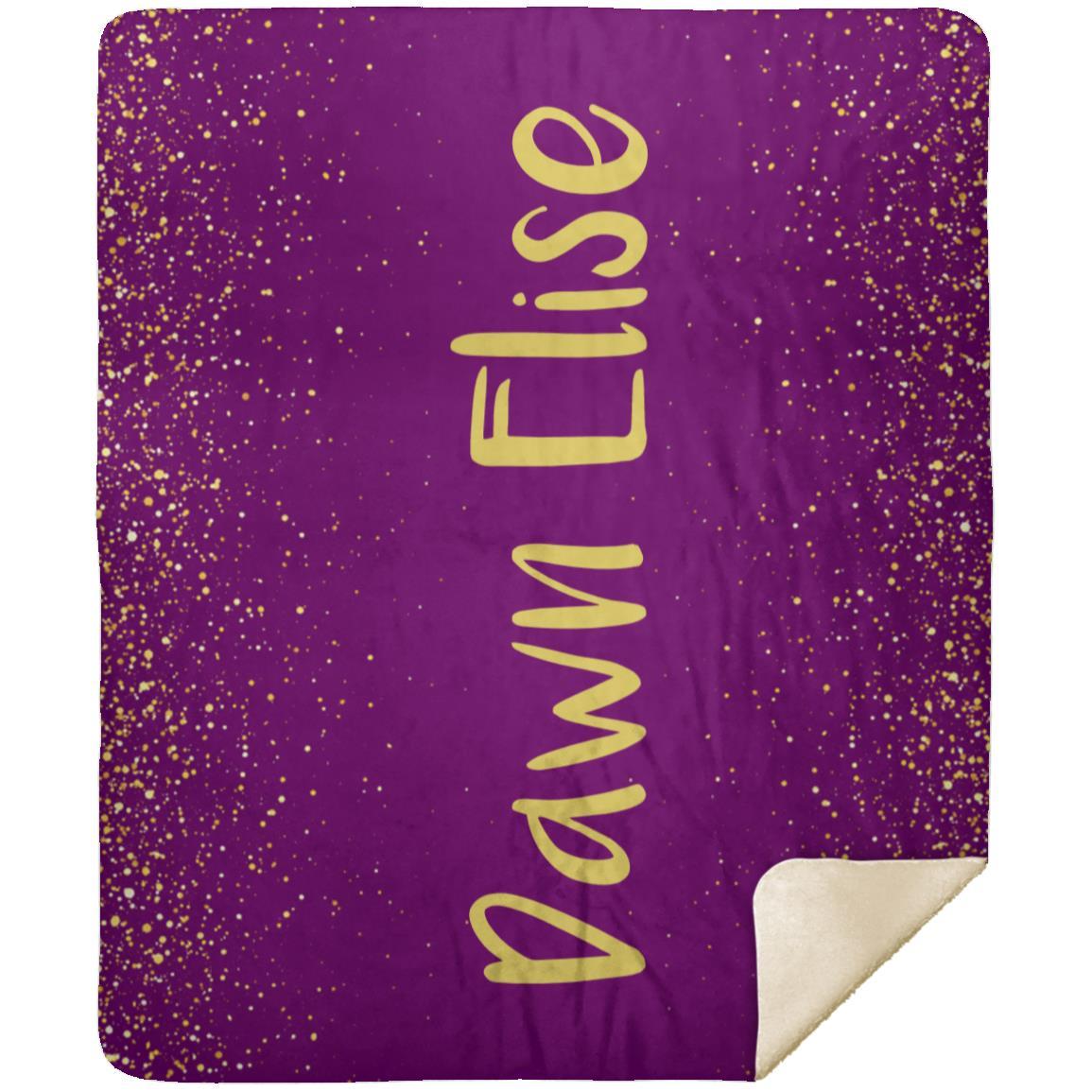 Personalized Sparkle Throw Blanket | Birthday | Graduation | Gift for Her | 50in x 60in