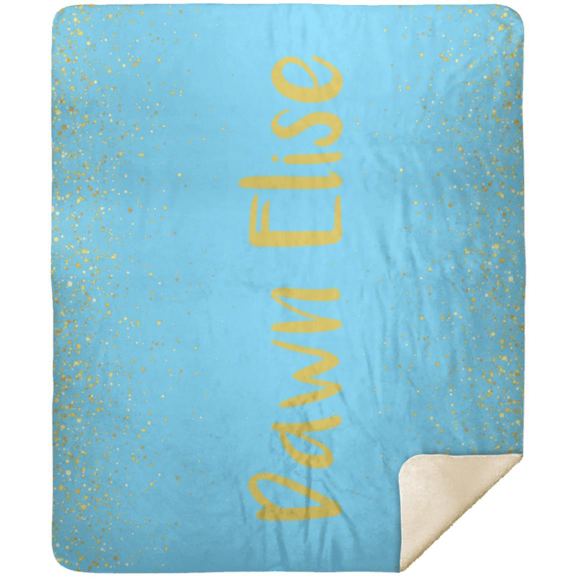 Personalized Sparkle Throw Blanket | Birthday | Graduation | Gift for Her | 50in x 60in