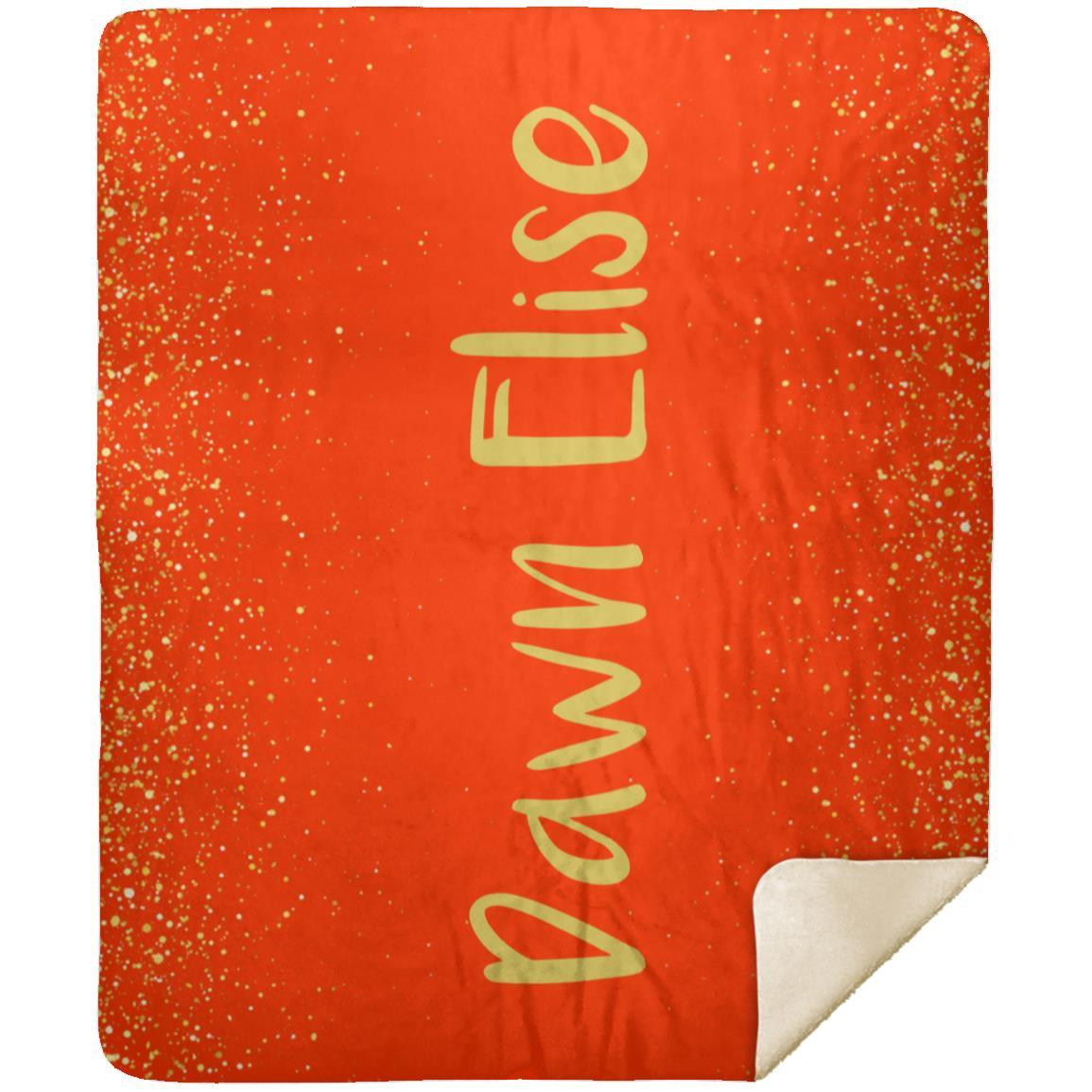 Personalized Sparkle Throw Blanket | Birthday | Graduation | Gift for Her | 50in x 60in