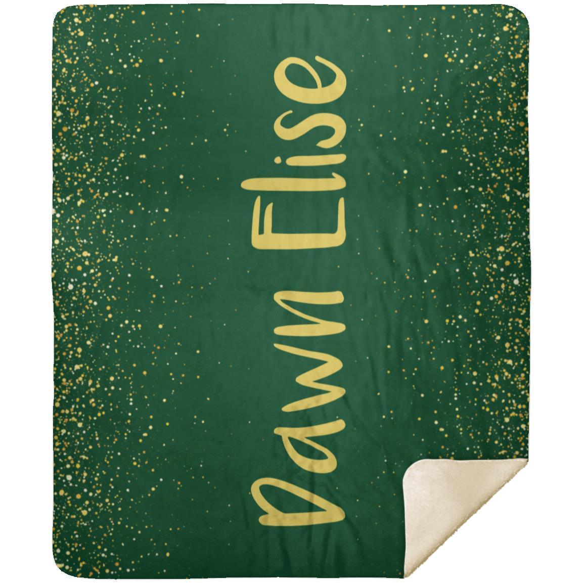 Personalized Sparkle Throw Blanket | Birthday | Graduation | Gift for Her | 50in x 60in