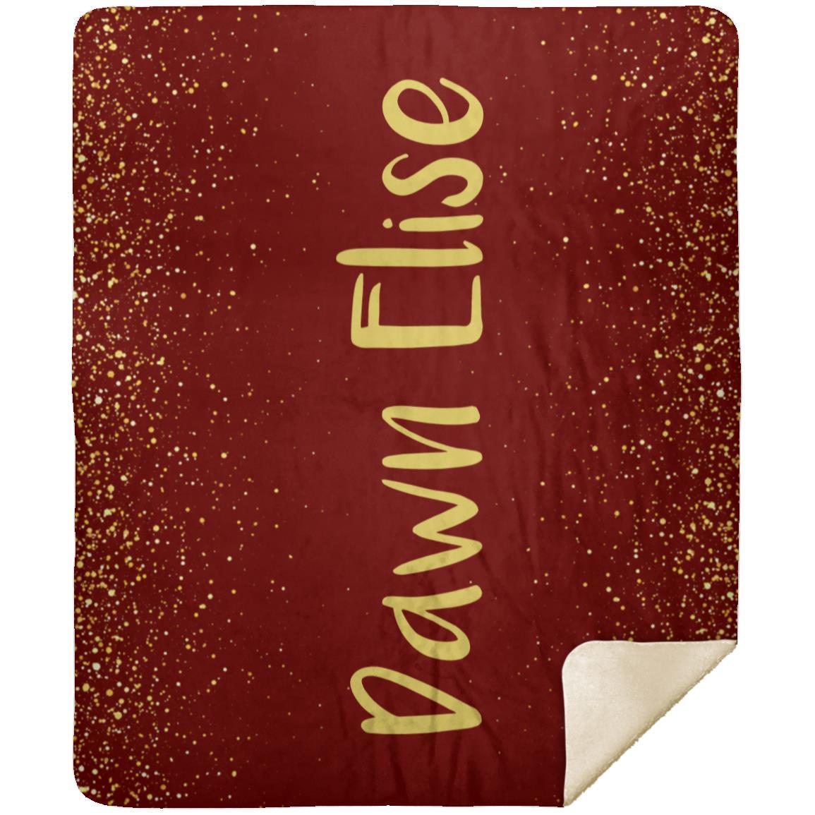 Personalized Sparkle Throw Blanket | Birthday | Graduation | Gift for Her | 50in x 60in
