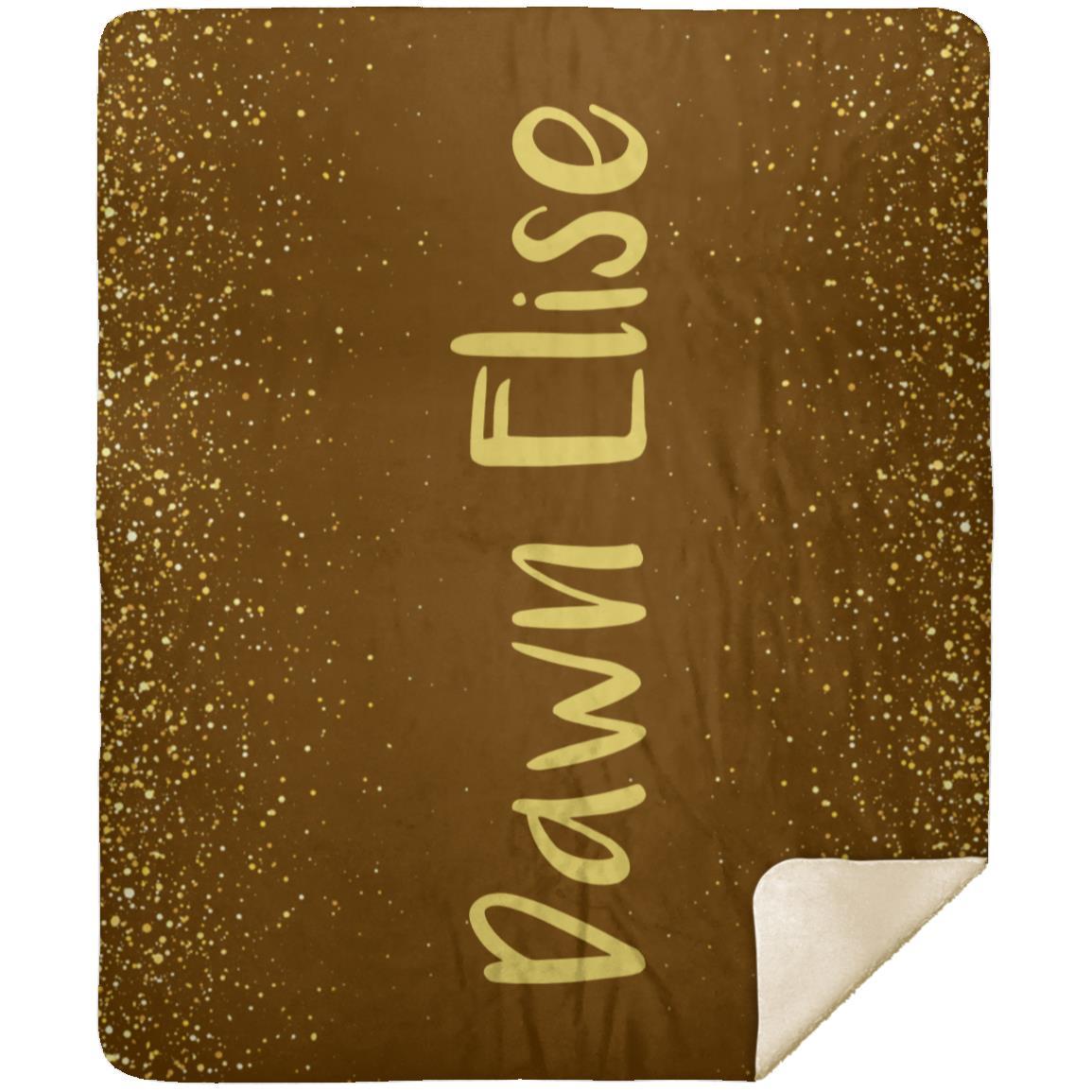 Personalized Sparkle Throw Blanket | Birthday | Graduation | Gift for Her | 50in x 60in