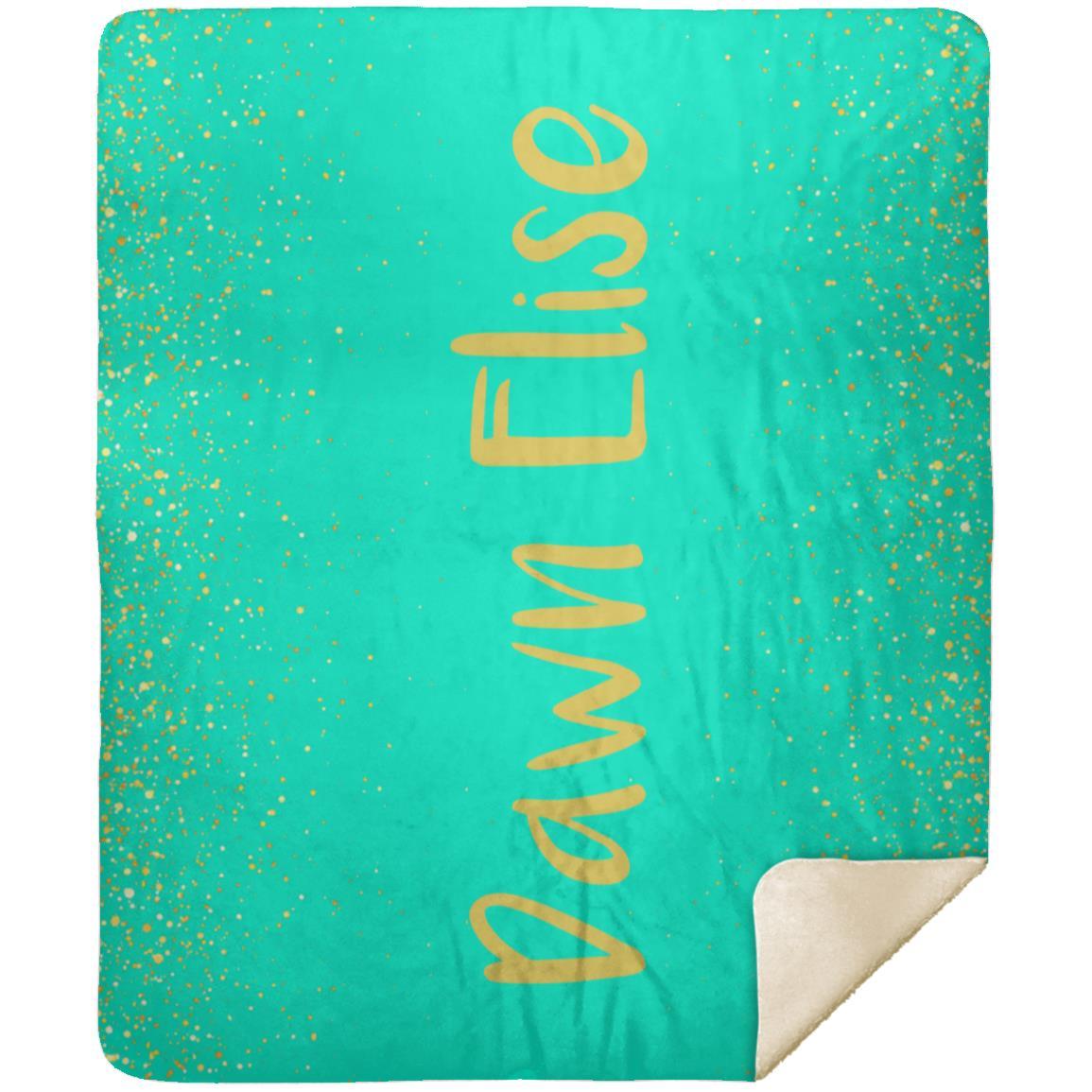 Personalized Sparkle Throw Blanket | Birthday | Graduation | Gift for Her | 50in x 60in