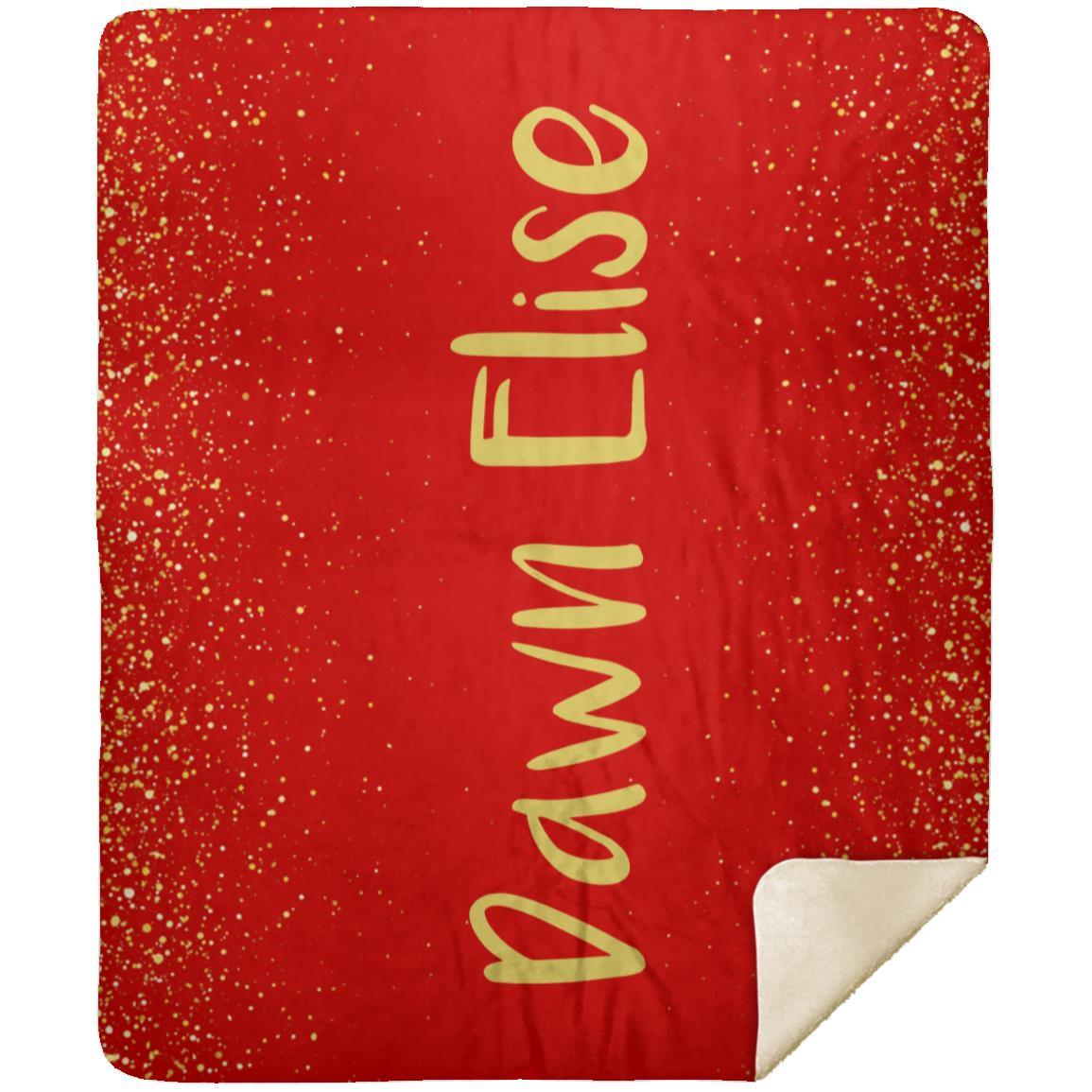 Personalized Sparkle Throw Blanket | Birthday | Graduation | Gift for Her | 50in x 60in