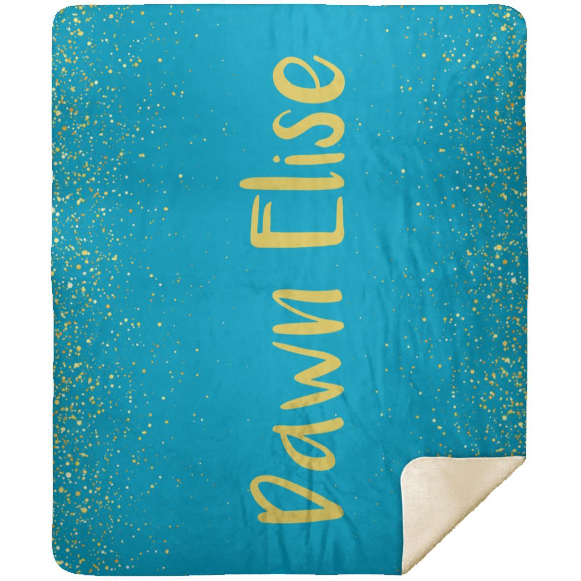 Personalized Sparkle Throw Blanket | Birthday | Graduation | Gift for Her | 50in x 60in