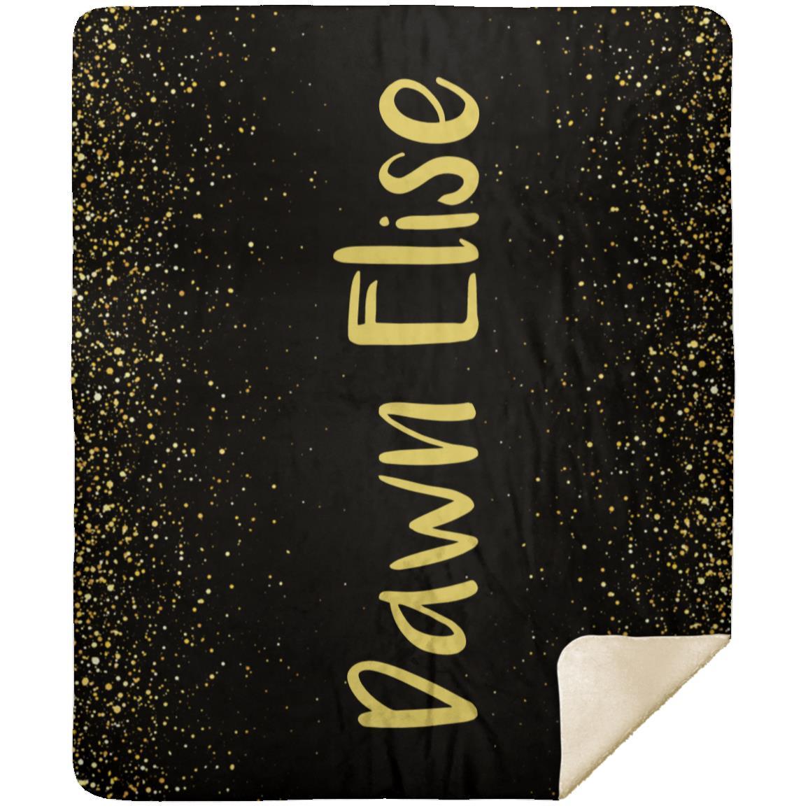 Personalized Sparkle Throw Blanket | Birthday | Graduation | Gift for Her | 50in x 60in