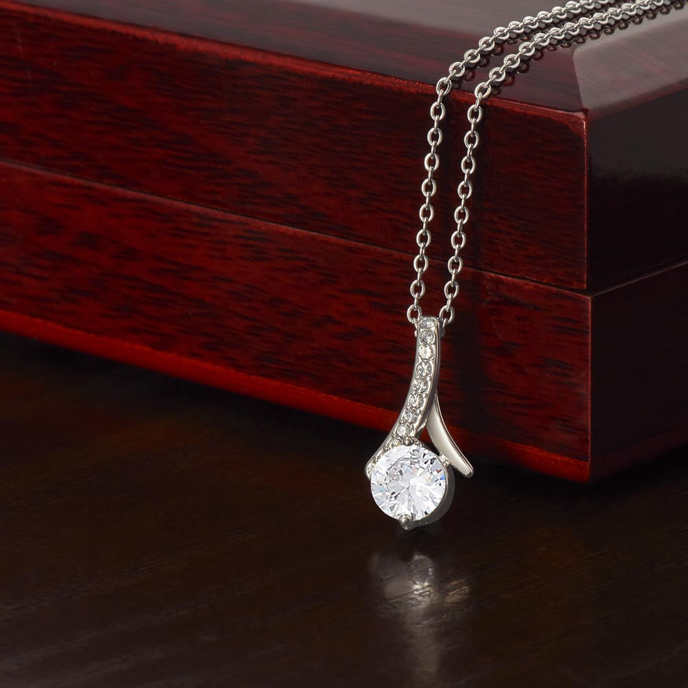 Personalized Thank You Mom | Alluring Beauty Pendant Necklace