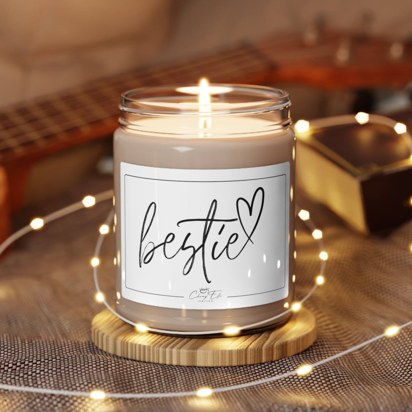 Bestie | Valentine's Day Gift | Galentine's Day | Girlfriends | Scented Soy Candle, 9oz |