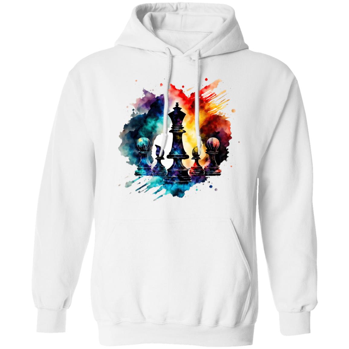 Black Queen Love | Most Powerful Piece | Graphic Chess Lover | Hoodie | Adult Heavy Gildan 50/50 Blend