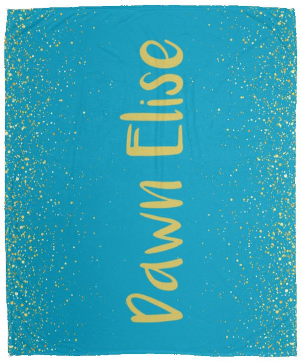 Personalized Sparkle Throw Blanket | Birthday | Graduation | Gift for Her | 50in x 60in