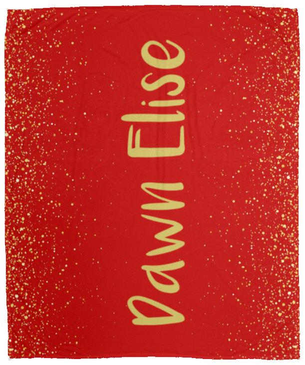 Personalized Sparkle Throw Blanket | Birthday | Graduation | Gift for Her | 50in x 60in