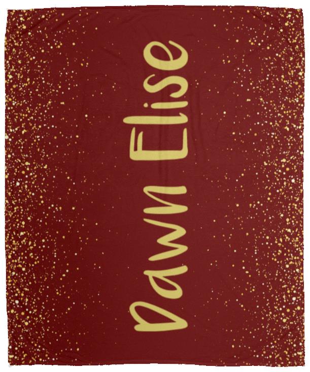 Personalized Sparkle Throw Blanket | Birthday | Graduation | Gift for Her | 50in x 60in