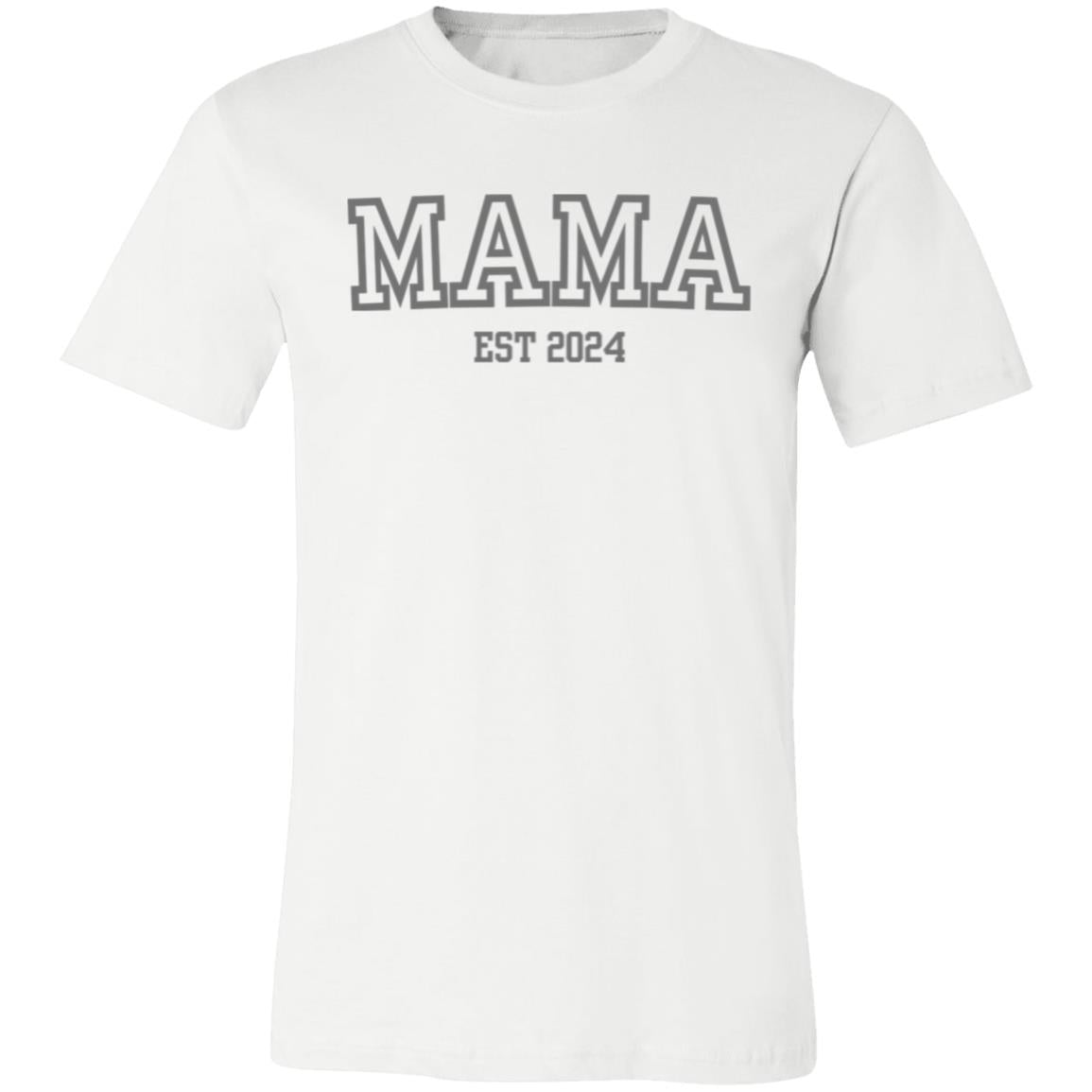 MAMA | Custom Date | Mother's Day | Birthday Gift | Bella Cotton T Shirt