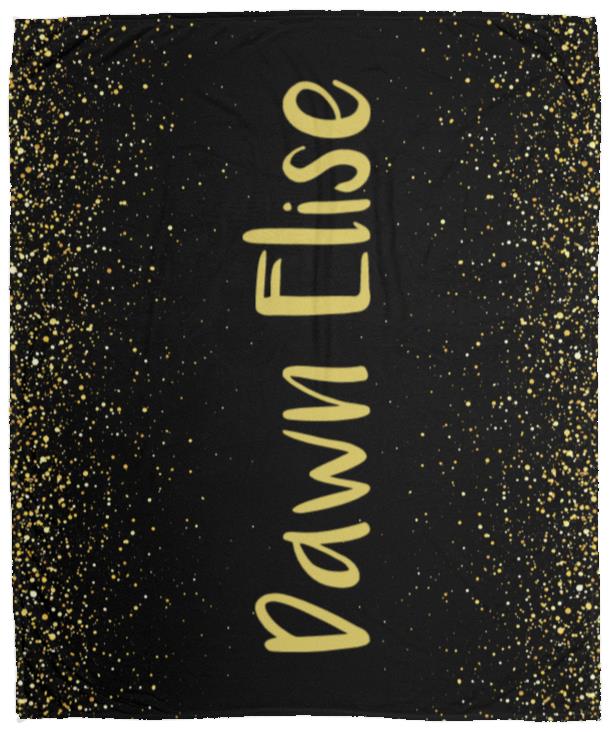 Personalized Sparkle Throw Blanket | Birthday | Graduation | Gift for Her | 50in x 60in