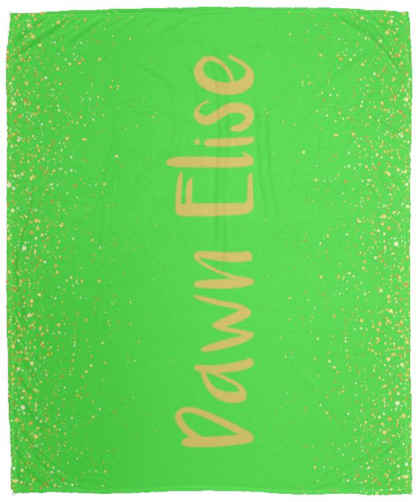 Personalized Sparkle Throw Blanket | Birthday | Graduation | Gift for Her | 50in x 60in