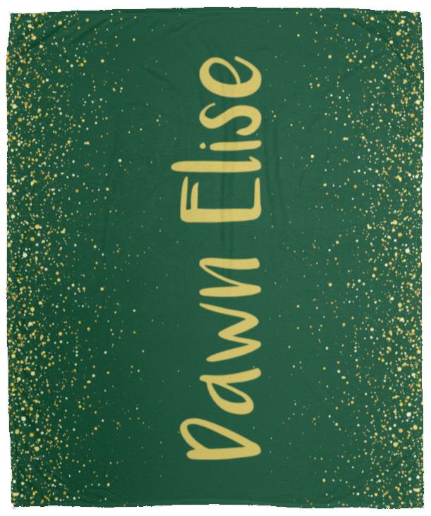 Personalized Sparkle Throw Blanket | Birthday | Graduation | Gift for Her | 50in x 60in