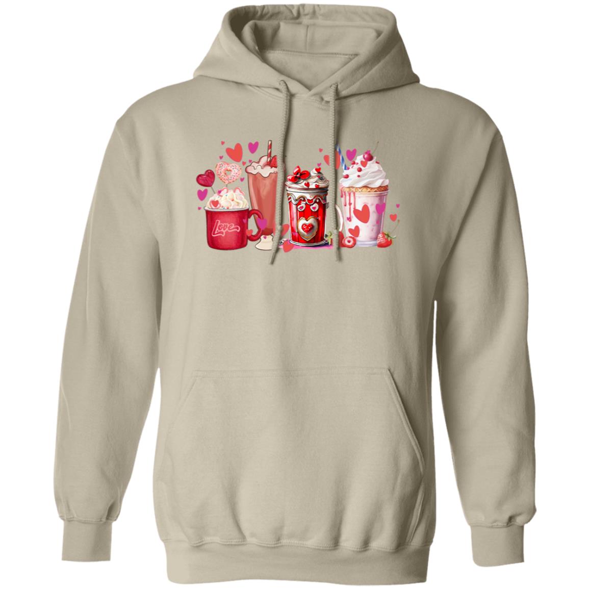 Adult Unisex Sweet Drinks Hoodies | Sweatshirts | Valentine's Day | Coffee Lovers | Gildan Heavy 50/50 Blend