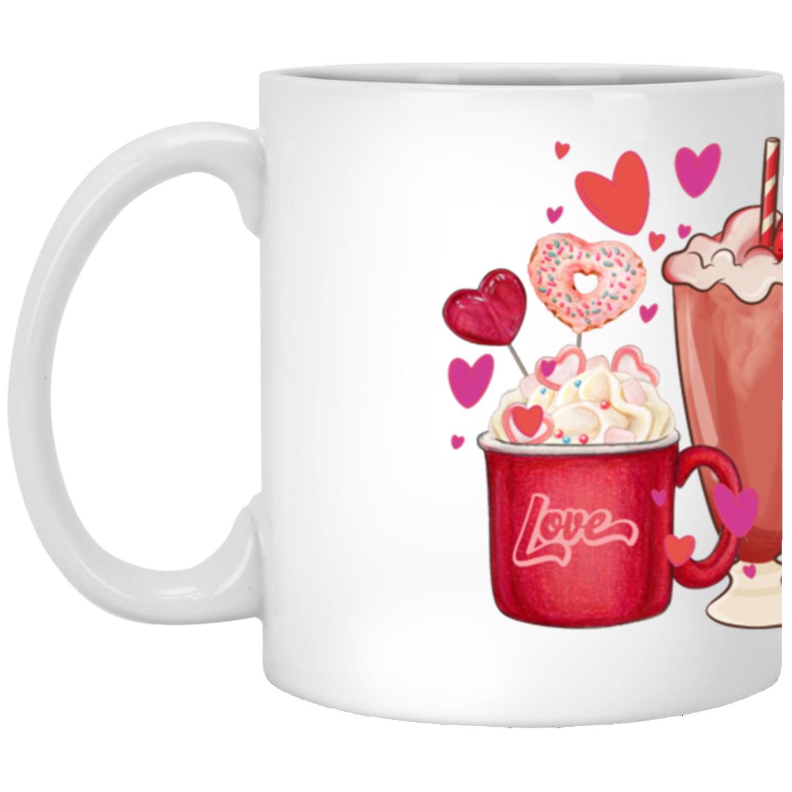 Sweet Drinks Mug, 11oz | Coffee Lover | Valentine's Day