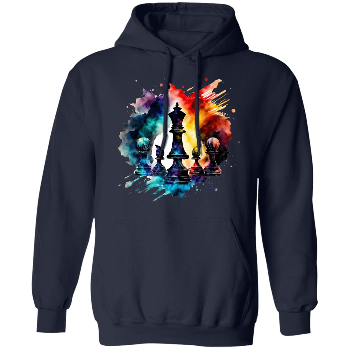 Black Queen Love | Most Powerful Piece | Graphic Chess Lover | Hoodie | Adult Heavy Gildan 50/50 Blend