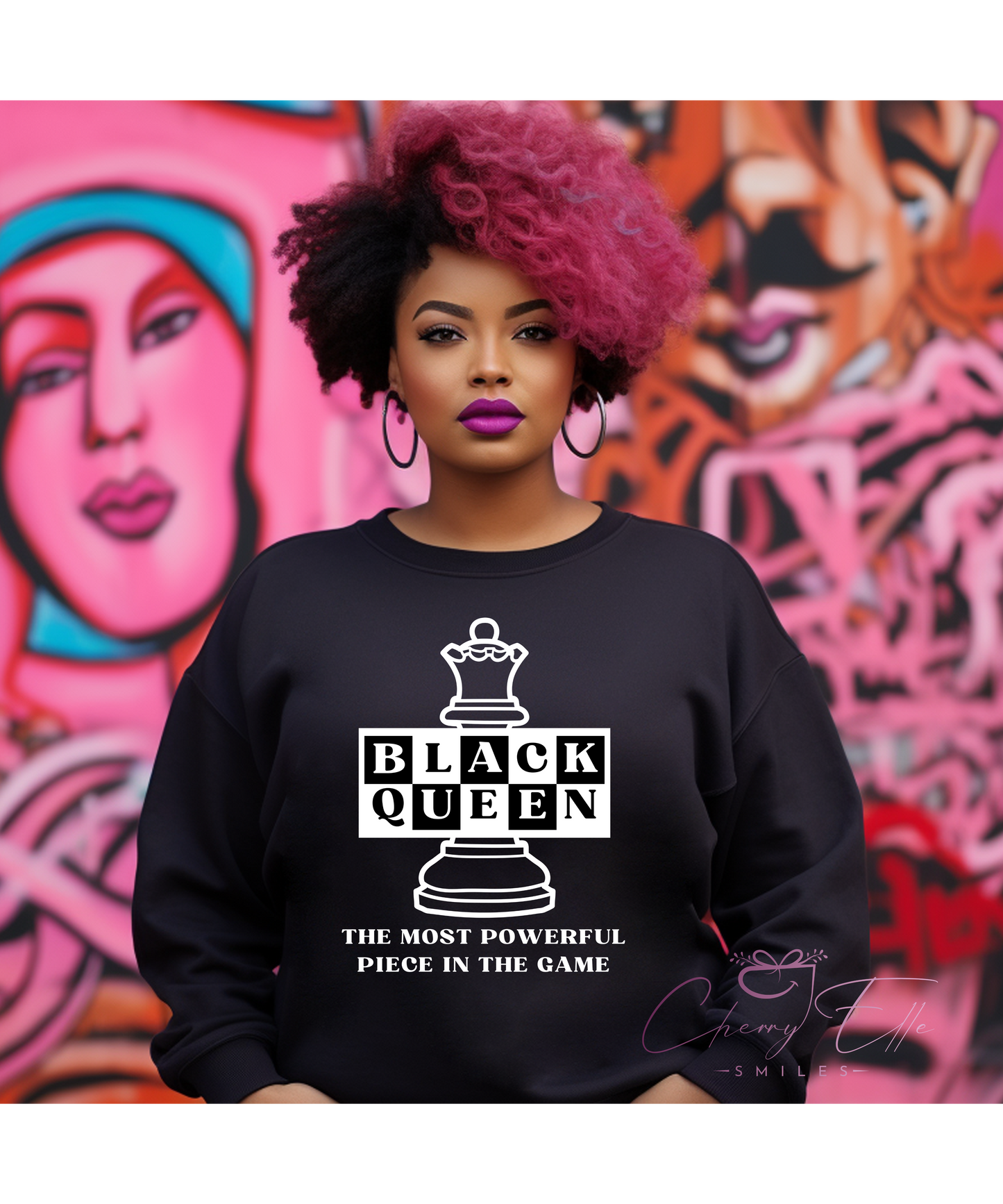 Black Queen | Most Powerful Piece | Hoodie | Sweatshirt | Adult Gildan Heavy 50/50 Blend