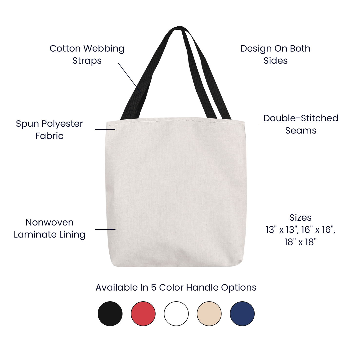 Personalized Birth Flower Classic Tote Bag