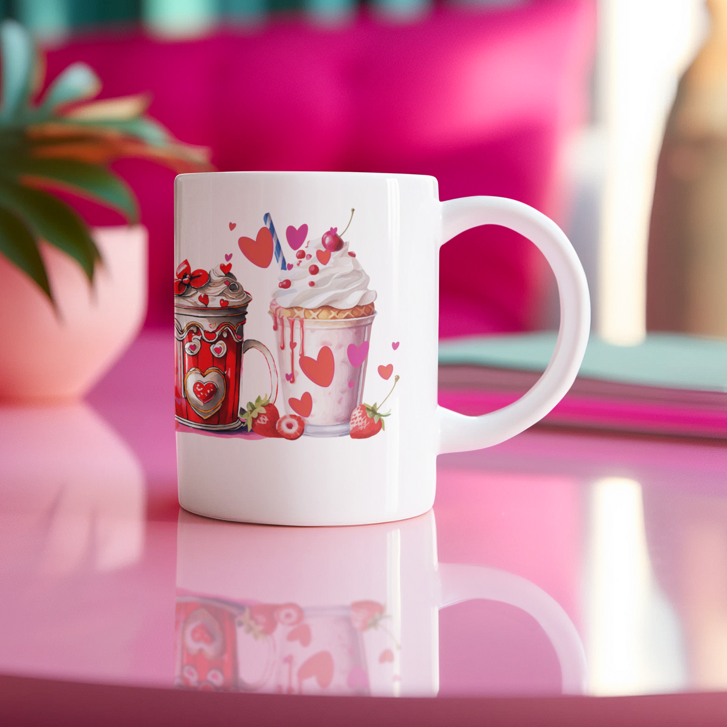 Sweet Drinks Mug, 11oz | Coffee Lover | Valentine's Day