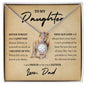Daughter - Proud Father -Eternal Hope Necklace