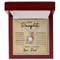 Daughter - Proud Father -Eternal Hope Necklace