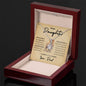 Daughter - Proud Father -Eternal Hope Necklace
