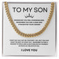 Son - You Are a King - Cuban Link Chain
