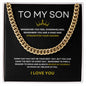 Son - You Are a King - Cuban Link Chain - BLK