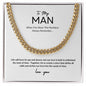 My Man - Love Built to Last - Cuban Link Chain