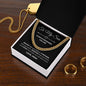 Son - Always Remember - Love Mom - Cuban Link Chain