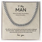 My Man - Sands of Time - Cuban Link Chain