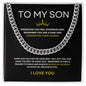 Son - You Are a King - Cuban Link Chain - BLK