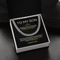 Son - You Are a King - Cuban Link Chain - BLK