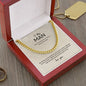My Man - Sands of Time - Cuban Link Chain