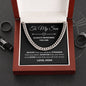 Son - Always Remember - Love Mom - Cuban Link Chain
