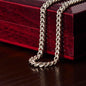 Son - Brave Strong Smart - I Love You - To Son From Dad - Cuban Link Chain