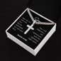 Son - Isaiah 41:10 - Cross Necklace