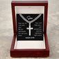 Son - Isaiah 41:10 - Cross Necklace