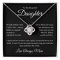Daughter - Never Forget - Brave Bold Beautiful - Necklace