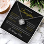 Daughter - Never Forget (2-Tone) - Brave Bold Beautiful - Necklace