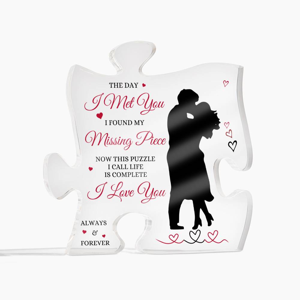 My Missing Piece | I Love You | Puzzle Acrylic
