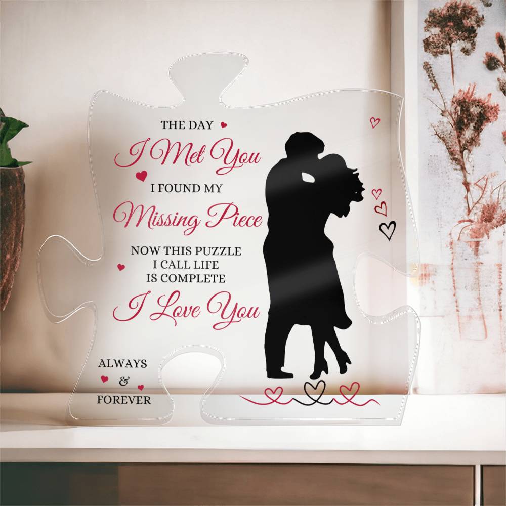 My Missing Piece | I Love You | Puzzle Acrylic