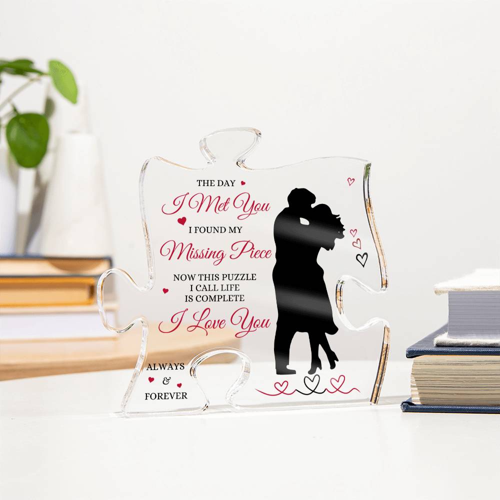 My Missing Piece | I Love You | Puzzle Acrylic